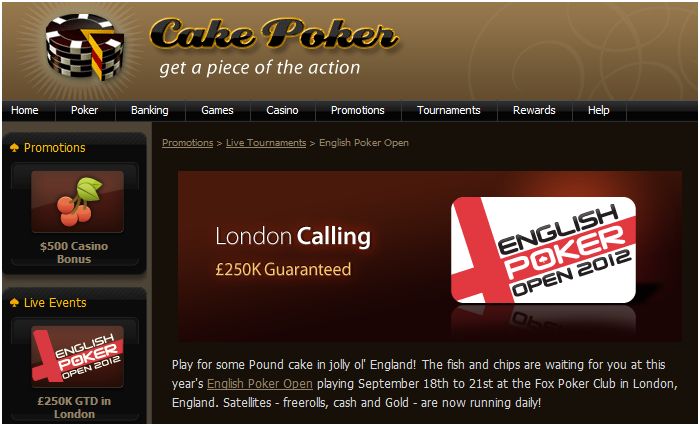 Cake Qualifiers EPO2012