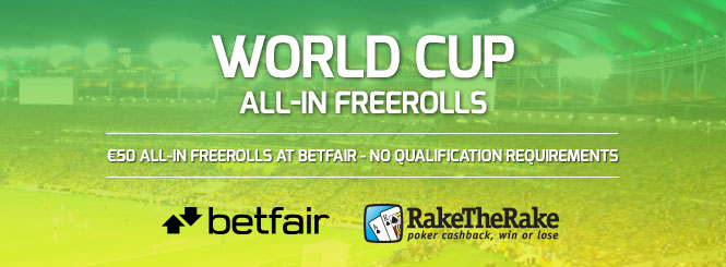 Betfair world cup freerolls blog banner